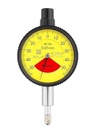 Mitutoyo 1929A | Dial Gauge | Lug Back | ISO Type | One Revolution | Series 1 | Graduation 0.01 mm | Range 1 mm - generaltechuae