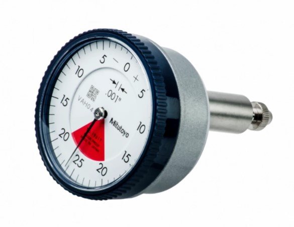 Mitutoyo 1961A | Dial Gauge | ANSI/AGD Type | Series 1 | Back Plunger Design | One Revolution | Graduation 0.001inch | Range 0.04inch - generaltechuae