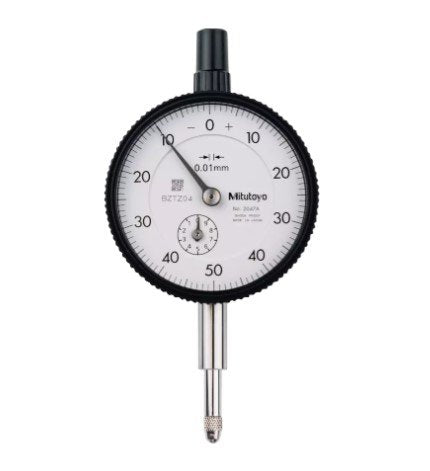 Mitutoyo 2047A | Dial Gauge | Lug Back | ISO Type | Series 2 | Graduation 0.01 mm | Range 10 mm - generaltechuae