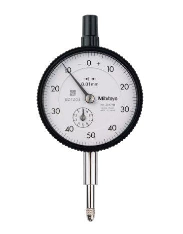 Mitutoyo 2047AB | Dial Gauge | Flat Back | ISO Type | Series 2 | Graduation 0.01 mm | Range 10 mm - generaltechuae