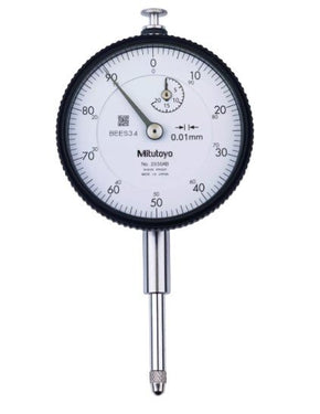 Mitutoyo 2050A-01 | Dial Gauge | Flat Back | ANSI/AGD Type | Graduation 0.01 mm | Range 20 mm