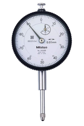 Mitutoyo 2050A-19 | Dial Gauge | Lug Back | ISO Type | Series 2 | Jewelled Bearing | Graduation 0.01mm | Range 20mm