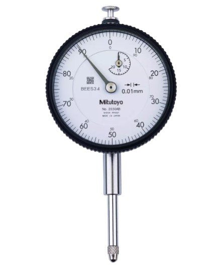 Mitutoyo 2050AB-01 | Dial Gauge | Flat Back | ANSI/AGD Type | Graduation 0.01 mm | Range 20 mm - generaltechuae