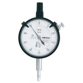 Mitutoyo 2124S-10 Standard Dial Indicator Range 5mm, Graduation 0.005 mm