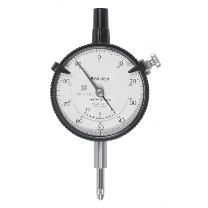 Mitutoyo 2310S-10 Standard Dial Indicator Range 10mm, Graduation 0.01 mm