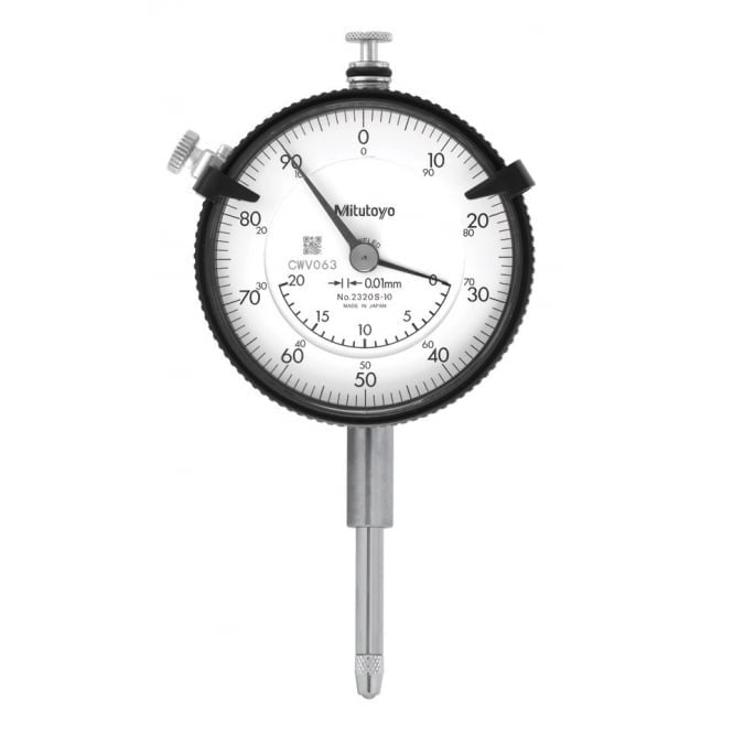 Mitutoyo 2320S-10 Dial Indicator Range 20mm, Graduation 0.01 mm
