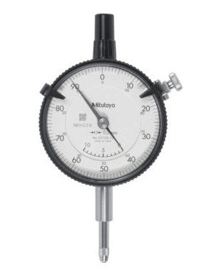 Mitutoyo 2330A-10 | Dial Gauge | Lug Back | ISO Type | Series 2 | Graduation 0.01 mm | Accuracy +/- 0.025mm | Range 0 to 30mm
