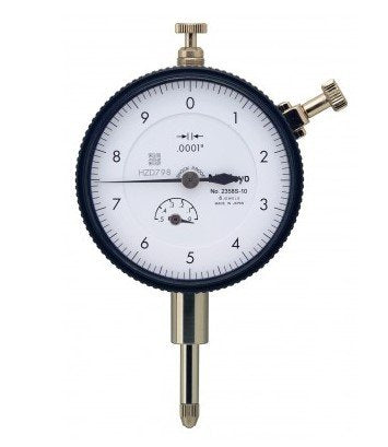 Mitutoyo 2358AB-10 | Dial Gauge | Flat Back | ANSI/AGD Type | Series 2 | Jewelled Bearing | Graduation 0.0001 inch | Range 0.5 inch - generaltechuae
