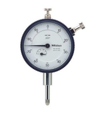 Mitutoyo 2414A | Inch Reading Dial Indicator | Series 2 | Graduation 0.001 inch | Accuracy +/- 0.001 inch | Range 0.5 inch