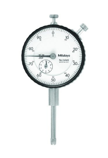 Mitutoyo 2416A | Dial Indicator | Accuracy ± 0.001 Inch | Resolution 0.001 | Range 1 Inch