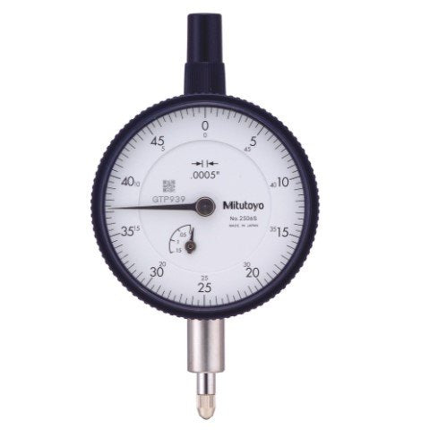 Mitutoyo 2506AB | Dial Gauge | Flat Back | ANSI/AGD Type | Series 2 | Graduation 0.001 inch | Range 0.5 inch - generaltechuae