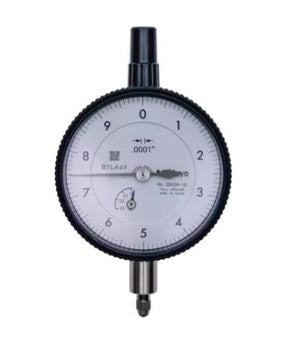 Mitutoyo 2802A-10 | Dial Gauge | Lug Back | ANSI/AGD Type | Jewelled Bearing | Series 2 | Graduation 0.0001 inch | Range 0.025 inch