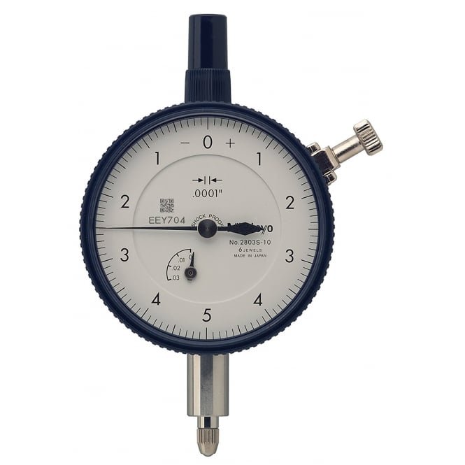 Mitutoyo 2803S-10 Standard Dial Indicator Range 0.025", Graduation .0001"
