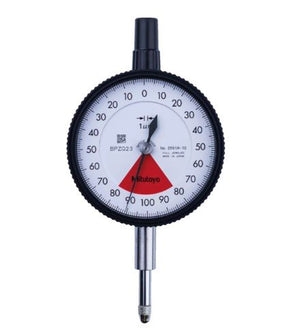 Mitutoyo 2901A-10 | Dial Gauge | Lug Back | ISO Type | Series 2 | One Revolution | Jewelled Bearing | Graduation 0.001mm | Range 0.16 mm
