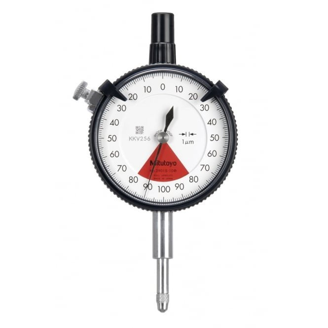Mitutoyo 2901S-10 One Revolution High Resolution Dial Indicator Range 0.16mm, Graduation 0.001 mm