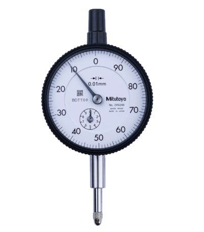 Mitutoyo 2902AB-01 | Dial Gauge | Flat Back | ANSI/AGD Type | Graduation 0.01 mm | Range 10 mm - generaltechuae