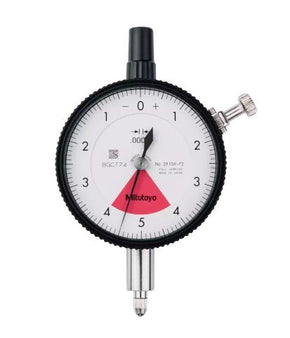 Mitutoyo 2910A-72 | Dial Gauge | Lug Back | ANSI/AGD Type | Series 2 | One Revolution | Jewelled Bearing | Graduation 0.0001 inch | Range 0.008 inch