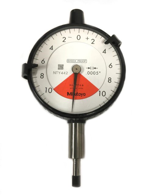 Mitutoyo 2976 | Dial Indicator | Series 2 | Graduation 0.0005 inch | Accuracy +/-0.0005 inch | Range 0 to 0.020 inch