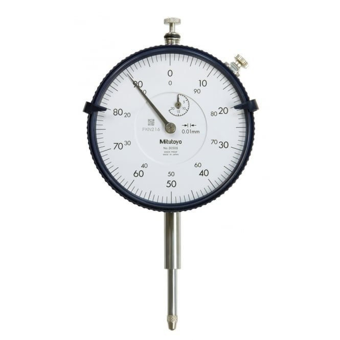 Mitutoyo 3050S Large Diameter Dial Indicator Range 20mm, Graduation 0.01 mm