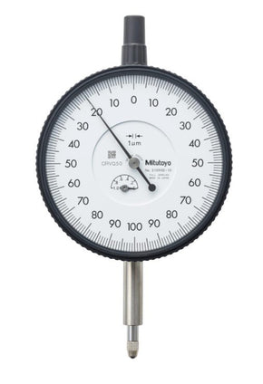 Mitutoyo 3109AB-10 | Dial Gauge | Flat Back | ISO Type | Series 3 | Jewelled Bearing | Graduation 0.001 mm | Range 1 mm