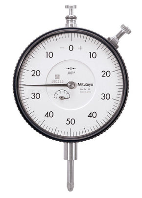 Mitutoyo 3415AB | Dial Gauge | Flat Back | ANSI/AGD Type | Series 3 | Graduation 0.001 inch | Range 0.5 inch