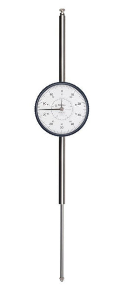 Mitutoyo 3428SB-19 | Dial Indicator | Flat Back | AGD/ANSI | Series 3 | Graduation 0.001 inch | Range 4 inch - generaltechuae