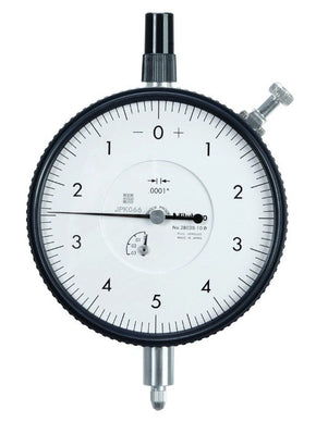 Mitutoyo 3803AB-10 | Dial Gauge | Flat Back | ANSI/AGD Type | Series 3 | Jewelled Bearing | Graduation 0.0001 inch | Range 0.025 inch