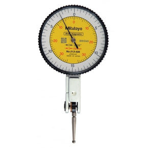 Mitutoyo 513-406T Dual Reading Lever Indicator 0.7mm / .03", Graduation .0005" / 0.01 mm, Full Set