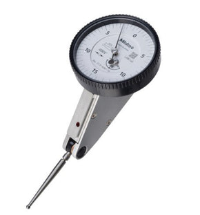 Mitutoyo 513-446-10T | Dial Test Indicator | Horizontal 20° Face | Series 513 | Full Set | Swivel Clamp | Stem 4/9.52 mm | Graduation 0.0005 inch | Range 0.06 inch