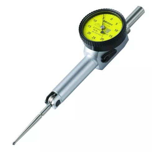 Mitutoyo 513-514-10T | Dial Test Indicator | Pocket Type | Series 513 | Full Set | Swivel Clamp | Stem 4/8 mm | Graduation 0.01 mm | Range 0.5 mm - generaltechuae
