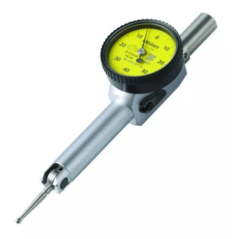 Mitutoyo 513-517-10T | Dial Test Indicator | Pocket Type | Series 513 | Full Set | Swivel Clamp | Stem 4/8 mm | Graduation 0.01 mm | Range 0.8 mm - generaltechuae