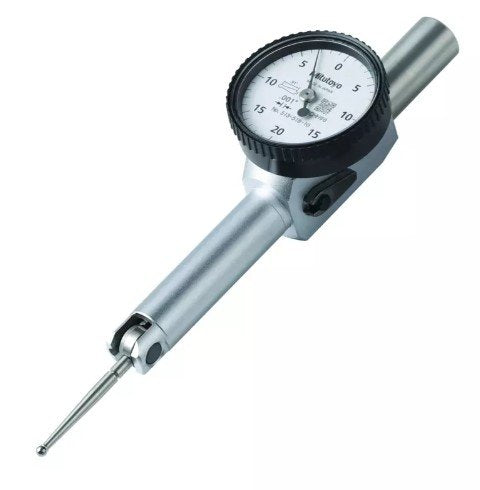 Mitutoyo 513-518-10E | Dial Test Indicator | Pocket Type | Series 513 | Basic Set | Stem 9.52 mm | Graduation 0.001 inch | Range 0.04 inch