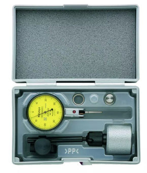 Mitutoyo 513-907-10E | Dial Test Indicator | Horizontal Type | Series 513 | Basic Set | Magnetic Stand | Stem 9.52mm | Graduation 0.0005 inch | Range 0.03 inch