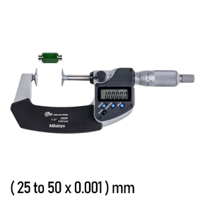 Mitutoyo 323-251-30 Digimatic Disk Micrometer, Range 25 ~ 50mm