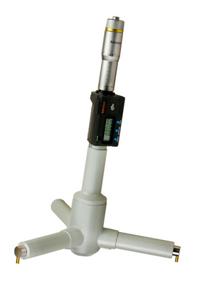 Mitutoyo 468-280 Digimatic Holtest Three-Point Bore Micrometer, Range 10 - 11" (254 - 279.4 mm)
