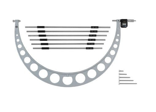 Mitutoyo 340-723 | Digital Micrometer | With Interchangeable Anvil | Series 340 | Resolution 0.00005 inch | Flatness 0.00004 inch | Range 30 to 36 inch - generaltechuae