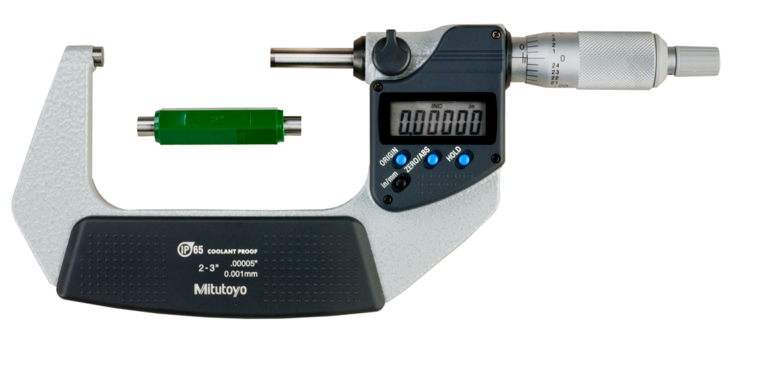 Mitutoyo 293-342-30 | Digital Micrometer IP65 | Inch/Metric Range 2 - 3" (50.8 - 76.2 mm) | w/o Output - generaltechuae
