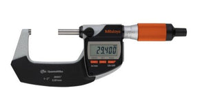 Mitutoyo 293-181 | Quantumike | Coolant-proof Micrometer | Series 293 | Resolution 0.00005 inch or 0.001mm | Accuracy ±0.00005 inch | Range 1 to 2 inch