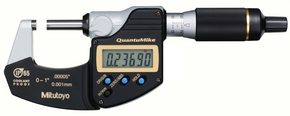 Mitutoyo 293-185-30 | Digital Micrometer QuantuMike IP65 Inch/Metric | Range 0 - 1" (0 - 25.4 mm), w/o Output