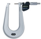 Mitutoyo 389-352-30 Digital Sheet Metal Micrometer IP65 Inch/Metric, 1-2", Flat Anvil/Spindle