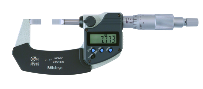 Mitutoyo 422-361-30 Digital Blade Micrometer, Blade=0.4mm Inch/Metric, 0-2" - generaltechuae