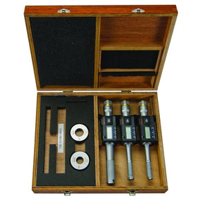 Mitutoyo Digimatic Holtest Three-Point Bore Micrometer Non-Interchangeable-Head Sets, Range .5 - 1" (12.7 - 25.4 mm)