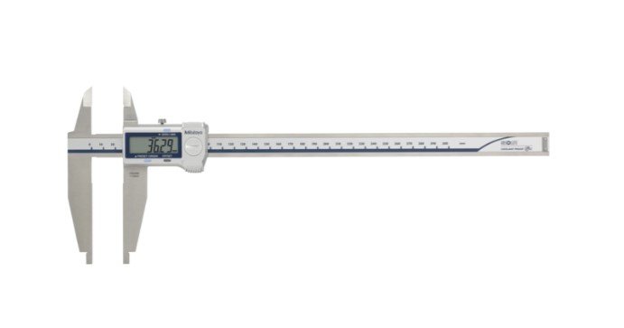 Mitutoyo 551-331-20 | Digital ABS Caliper | Nib Style/Std. Jaws | Series 551 | Offset 10 mm | Digital Step 0.01 mm | With Data Output | Range 0 to 300 mm | Weight 400 g