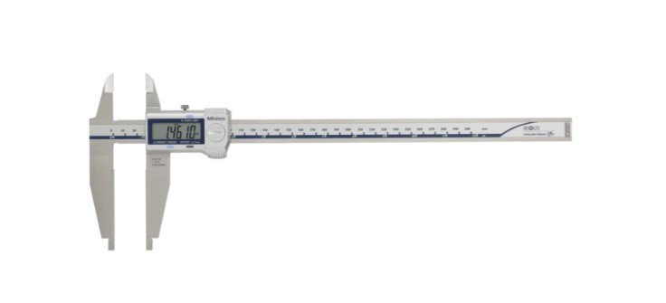 Mitutoyo 551-341-20 | Digital ABS Caliper | Nib Style/Std. Jaws | Series 551 | Offset 0.4 Inch | Digital Step 0.0005 Inch | With Data Output | Range 0 to 12 Inch | Weight 400 g