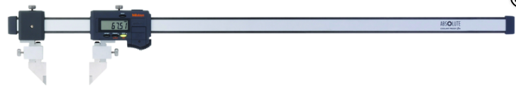 Mitutoyo 552-194-10 Digital ABS Carb. Caliper Inter. Jaws, Inch/Metric, 0 - 1500 mm / 0 - 60"