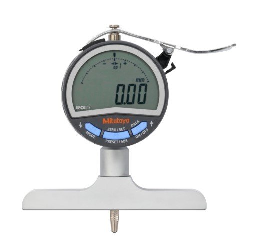 Mitutoyo 547-212A | Digital Depth Gauge | Series 547 | Digital Step 0.01 mm | Stroke 12.7 mm | Accuracy ± 20 µm | Weight 330 g