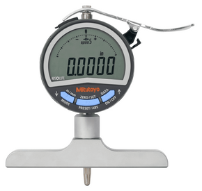 Mitutoyo 547-218A | Digital Depth Gauge | Range 0-8" | Resolution 0,0005 | 101.6mm Base