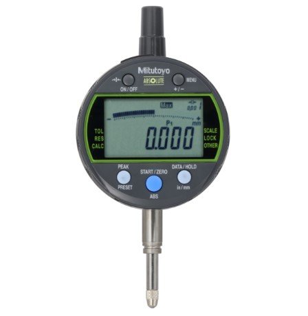 Mitutoyo 543-301-10 | Digital Indicator | Series 543 | Type Peak Hold ID-C | Digital Step 0.00005 Inch | Hysteresis 0.0001 Inch | Range 0.5 Inch | Diameter 8 mm | Weight 170 g - generaltechuae
