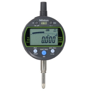 Mitutoyo 543-301-10 | Digital Indicator | Series 543 | Type Peak Hold ID-C | Digital Step 0.00005 Inch | Hysteresis 0.0001 Inch | Range 0.5 Inch | Diameter 8 mm | Weight 170 g