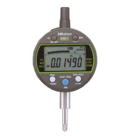 Mitutoyo 543-302B-10 | Digital Indicator | Series 543 | Type Peak Hold ID-C | Digital Step 0.00005 Inch | Hysteresis 0.0001 Inch | Range 0.5 Inch | Diameter 9.52 mm | Weight 170 g - generaltechuae